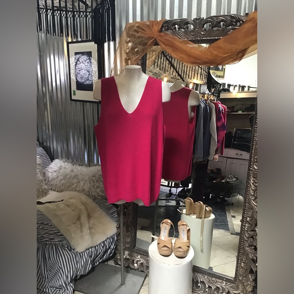Lauren Ralph Lauren Fuchsia Tank Top fabulous